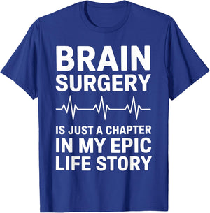 Brain Surgery Recovery Art Women Post Brain Surgery T-Shirt - T-Shirt | Royal