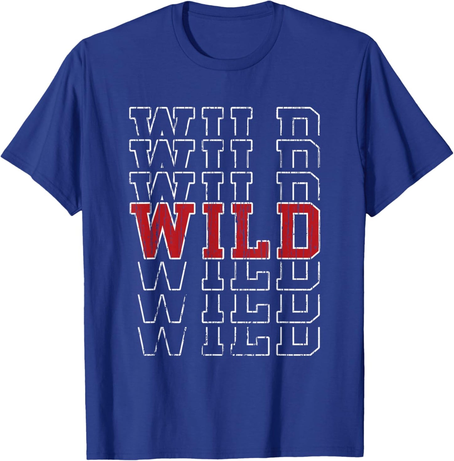 Wild Vintage Gift Women Boys Girls Kids T-Shirt - T-Shirt | Royal