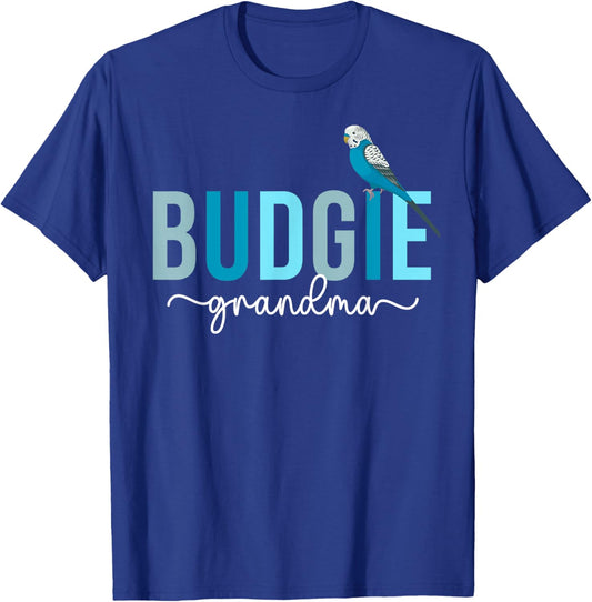 Budgie Grandma Budgie Owner Budgerigar Budgie Lover T-Shirt - T-Shirt | Royal