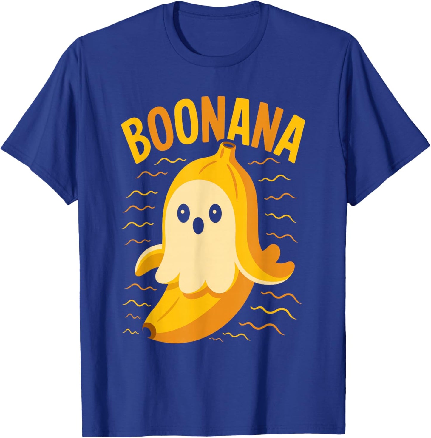 Boonana Cute Ghost Banana Ghost Food Halloween Costume T-Shirt - T-Shirt | Royal