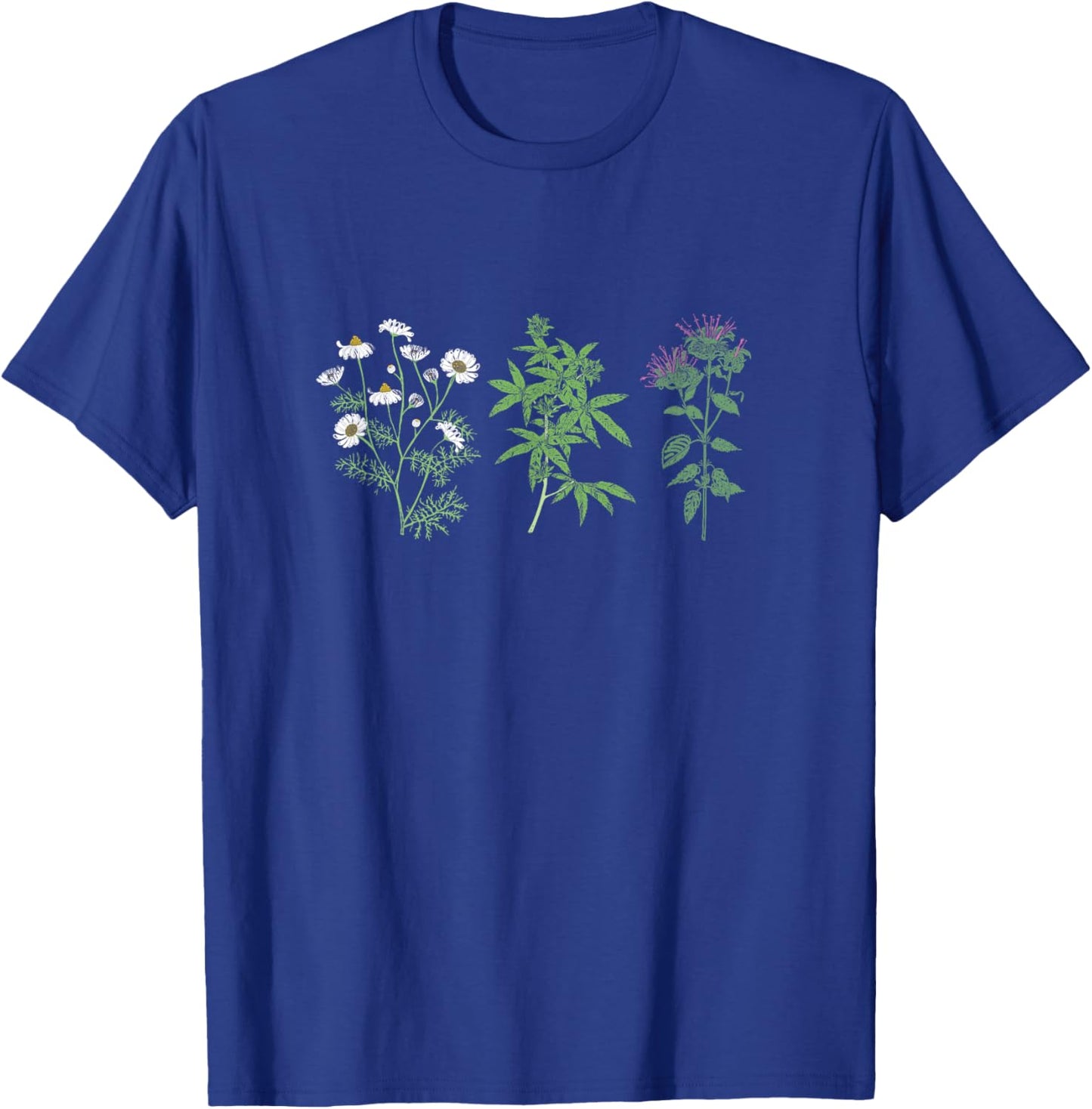 Vintage Botanical Beautiful Flower Lover Pun Gardener T-Shirt - T-Shirt | Royal
