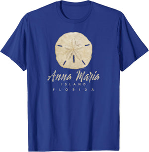 Anna Maria Island, Florida Shelling Gift Souvenir SandDollar T-Shirt - T-Shirt | Royal