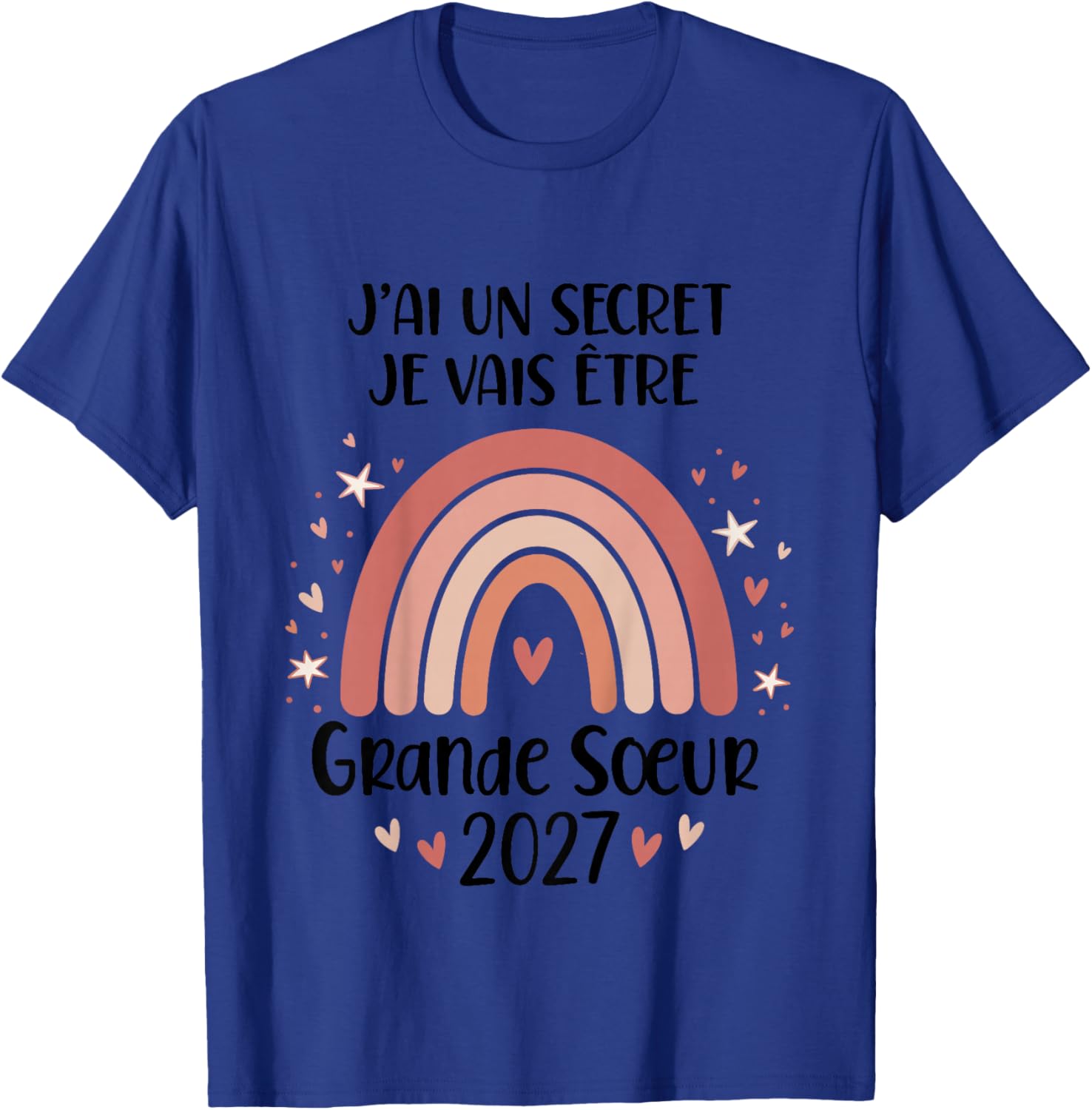 Enfant Future Grande Soeur 2027 Je Vais Etre Grande Soeur T-Shirt - T-Shirt | Royal