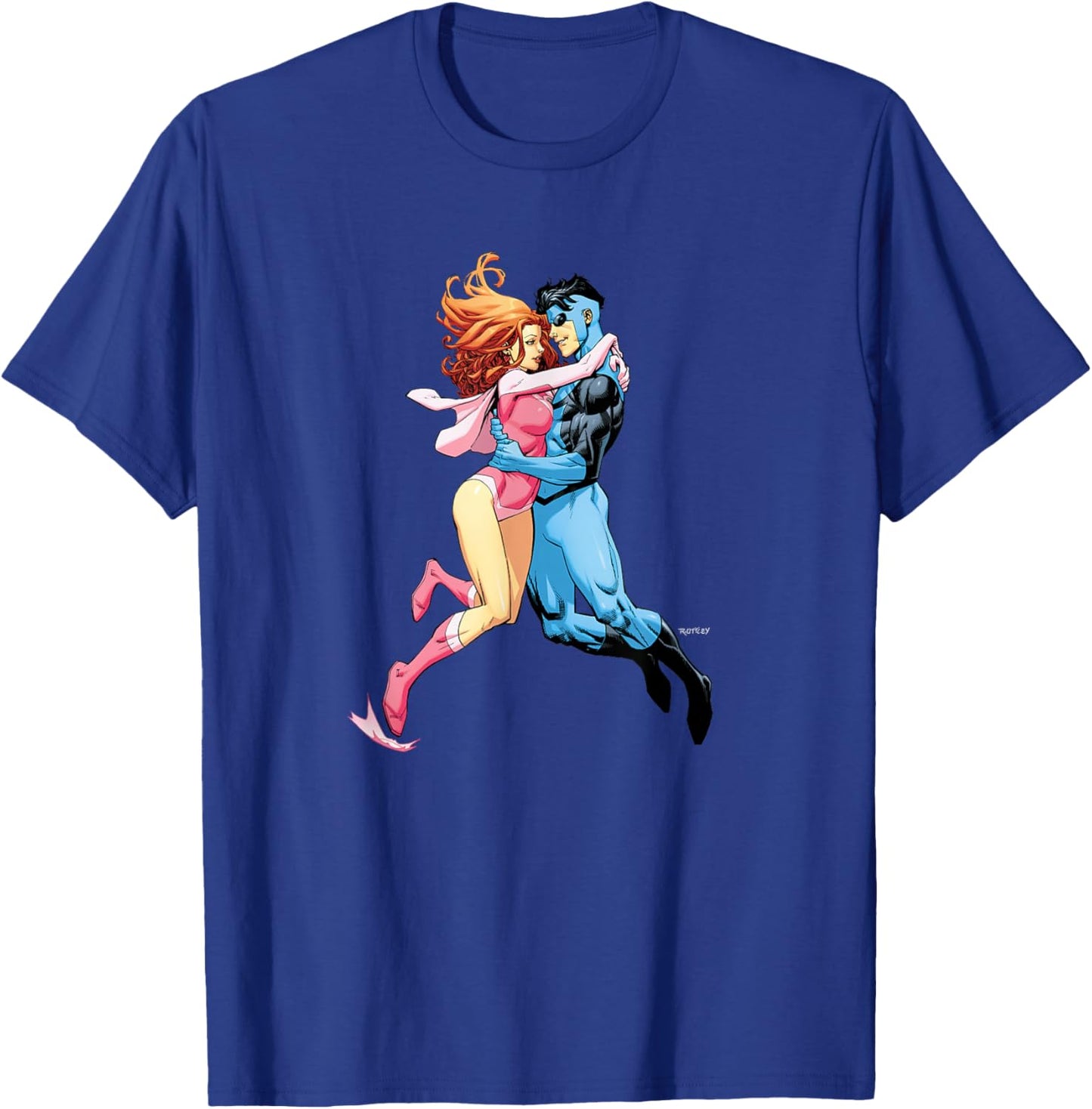 INVINCIBLE -Adults Black Cartoon , Small T-Shirt - T-Shirt | Royal