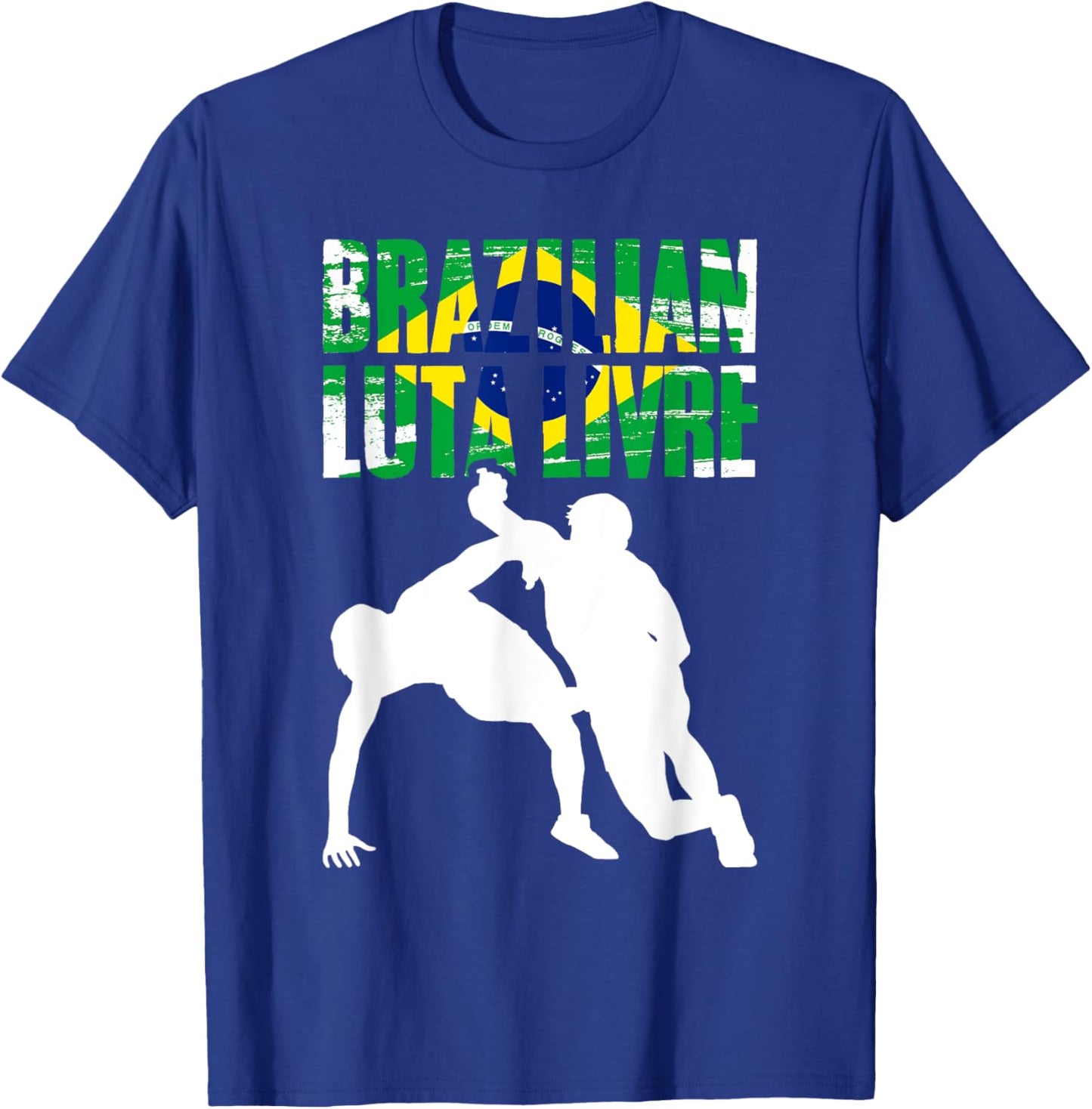 Luta Livre Awesome Brazilian Martial Arts Freestsyle Fighter T-Shirt - T-Shirt | Royal
