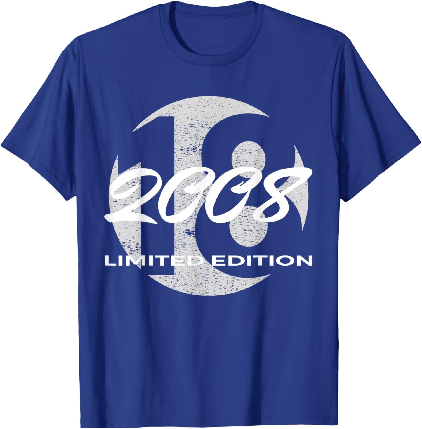 18th Birthday Girl Boy 18 Years 2008 Funny Gift T-Shirt - T-Shirt | Royal