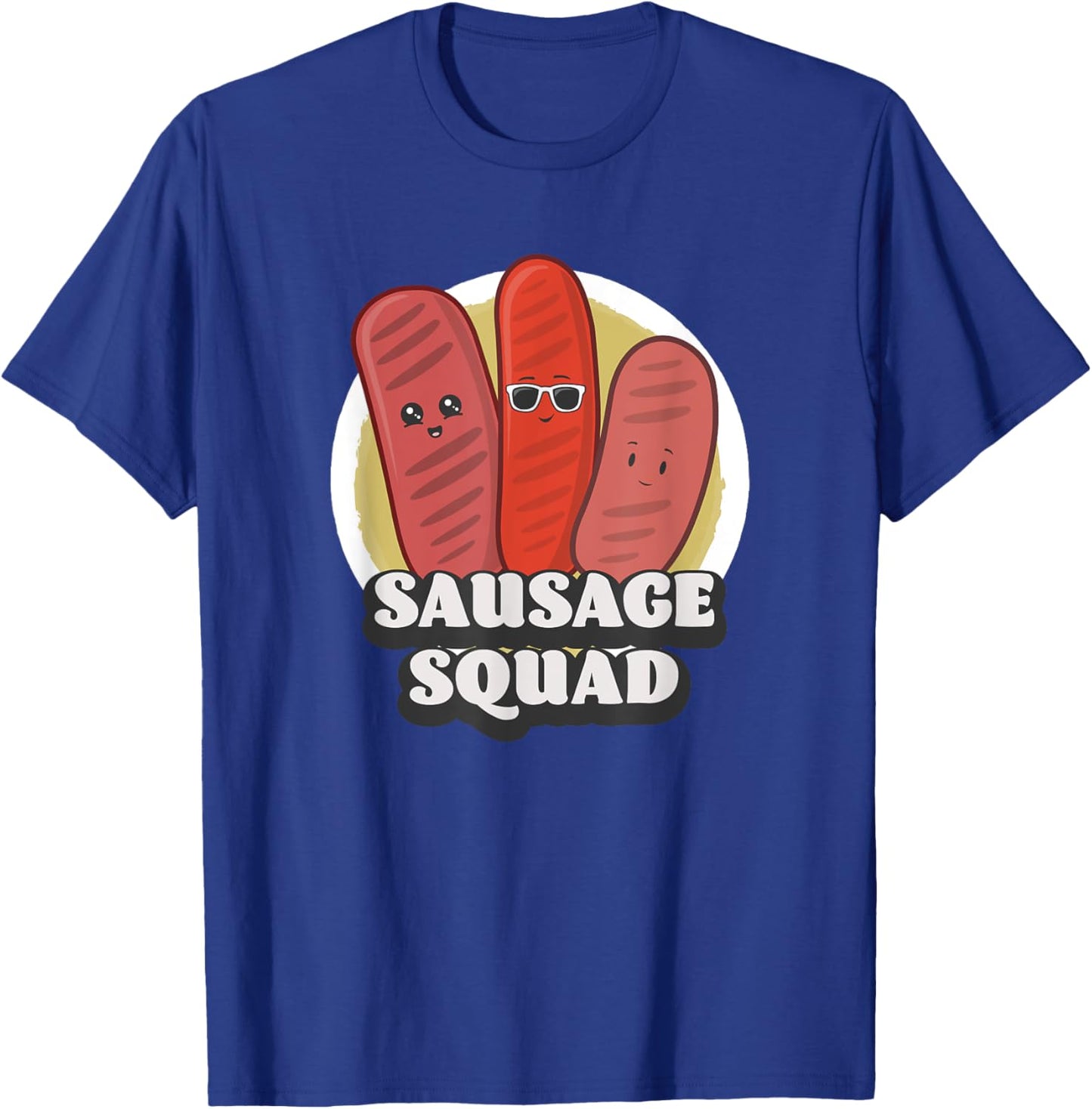 Sausage Squad Funny BBQ Sausage Lover T-Shirt - T-Shirt | Royal
