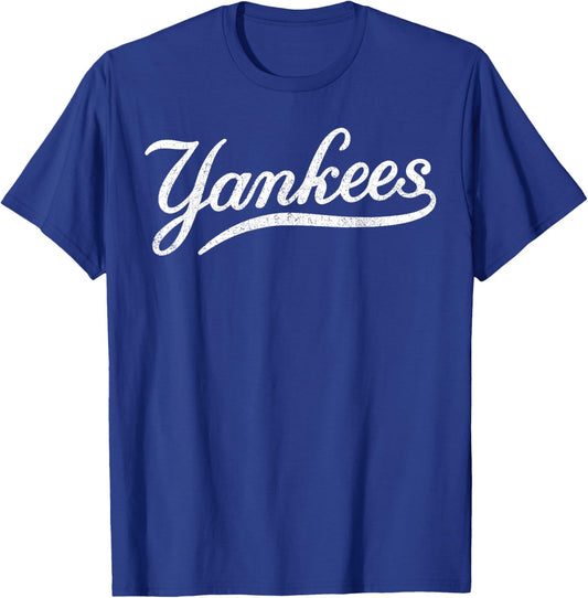 Yankee Vintage Retro Style , Classic 70s & 80s T-Shirt - T-Shirt | Royal