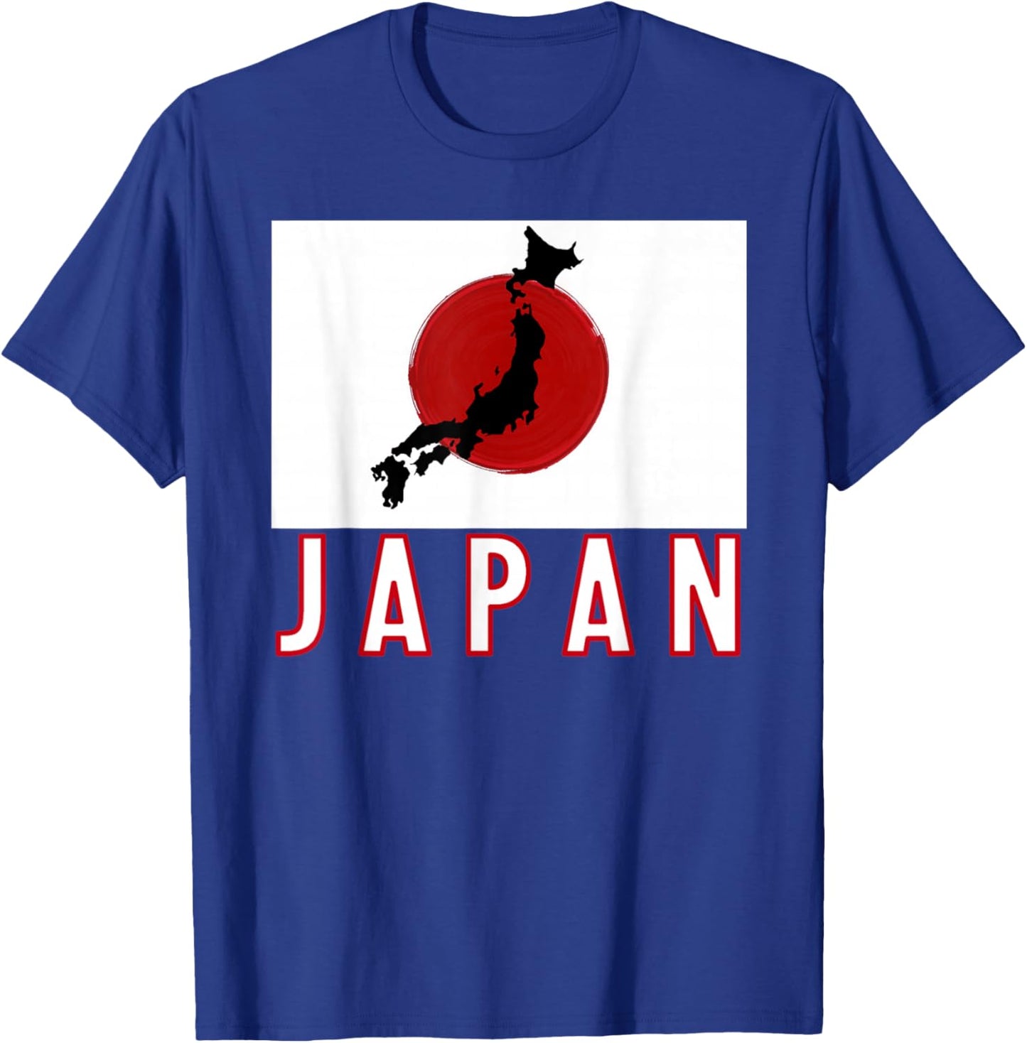 Flag of Japan Patriotic Men Women Children Japanese T-Shirt - T-Shirt | Royal