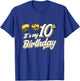 It's My 10th Birthday Beach Themed Party Summer 10 Years Old for Kids T-Shirt - T-Shirt | Royal