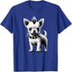 Cute Little Punk Chihuahua, Puppy Dog Face, Funny Rock Goth T-Shirt - T-Shirt | Royal