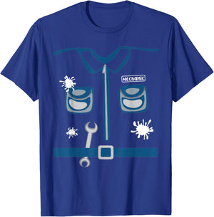 Future Mechanic Costume Halloween Workshop Career Day Kids T-Shirt - T-Shirt | Royal