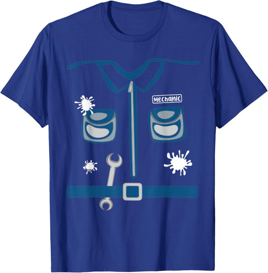 Future Mechanic Costume Halloween Workshop Career Day Kids T-Shirt - T-Shirt | Royal