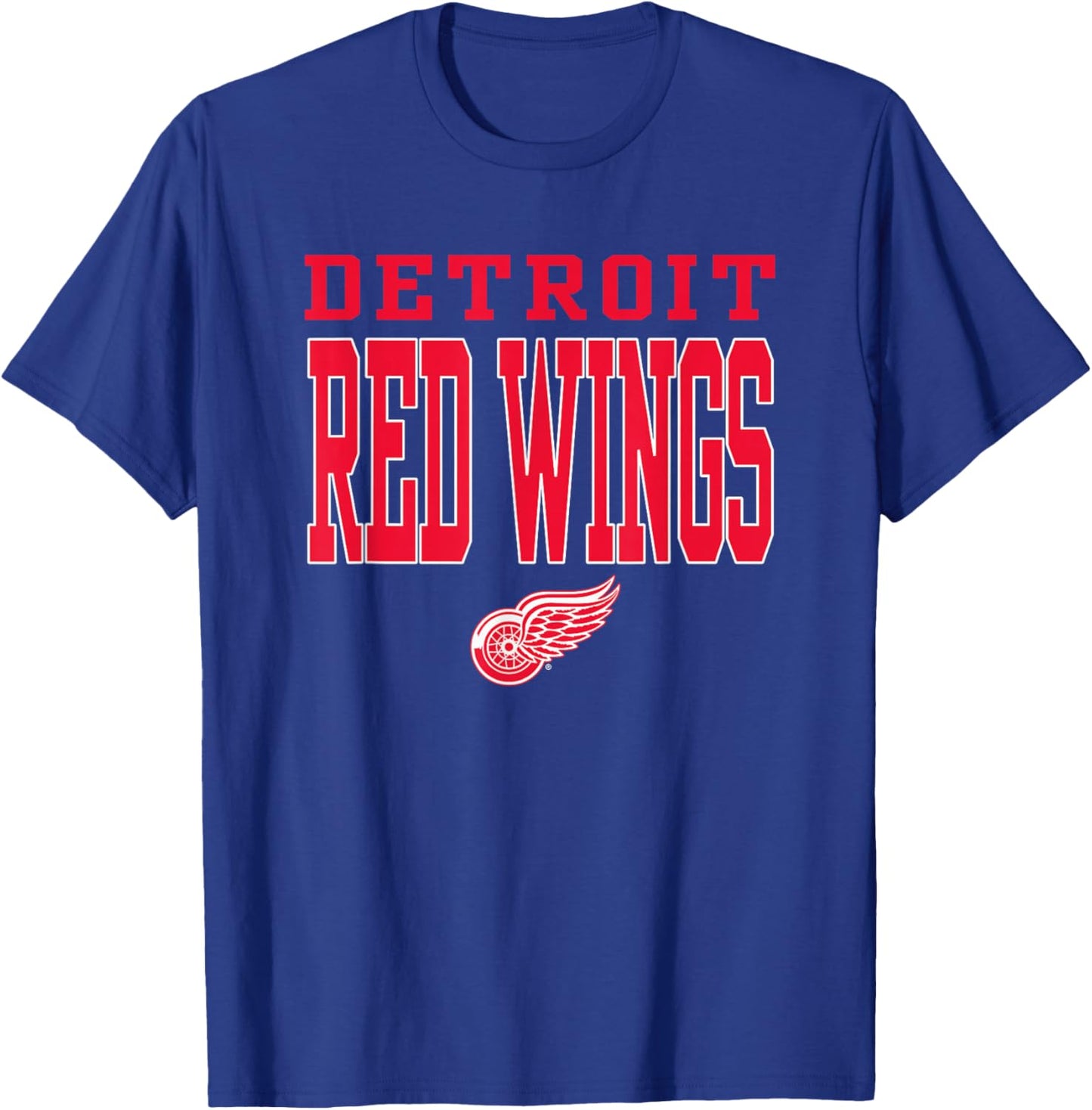 Detroit Red Wings Slap Shot NHL Officially Licensed T-Shirt - T-Shirt | Royal