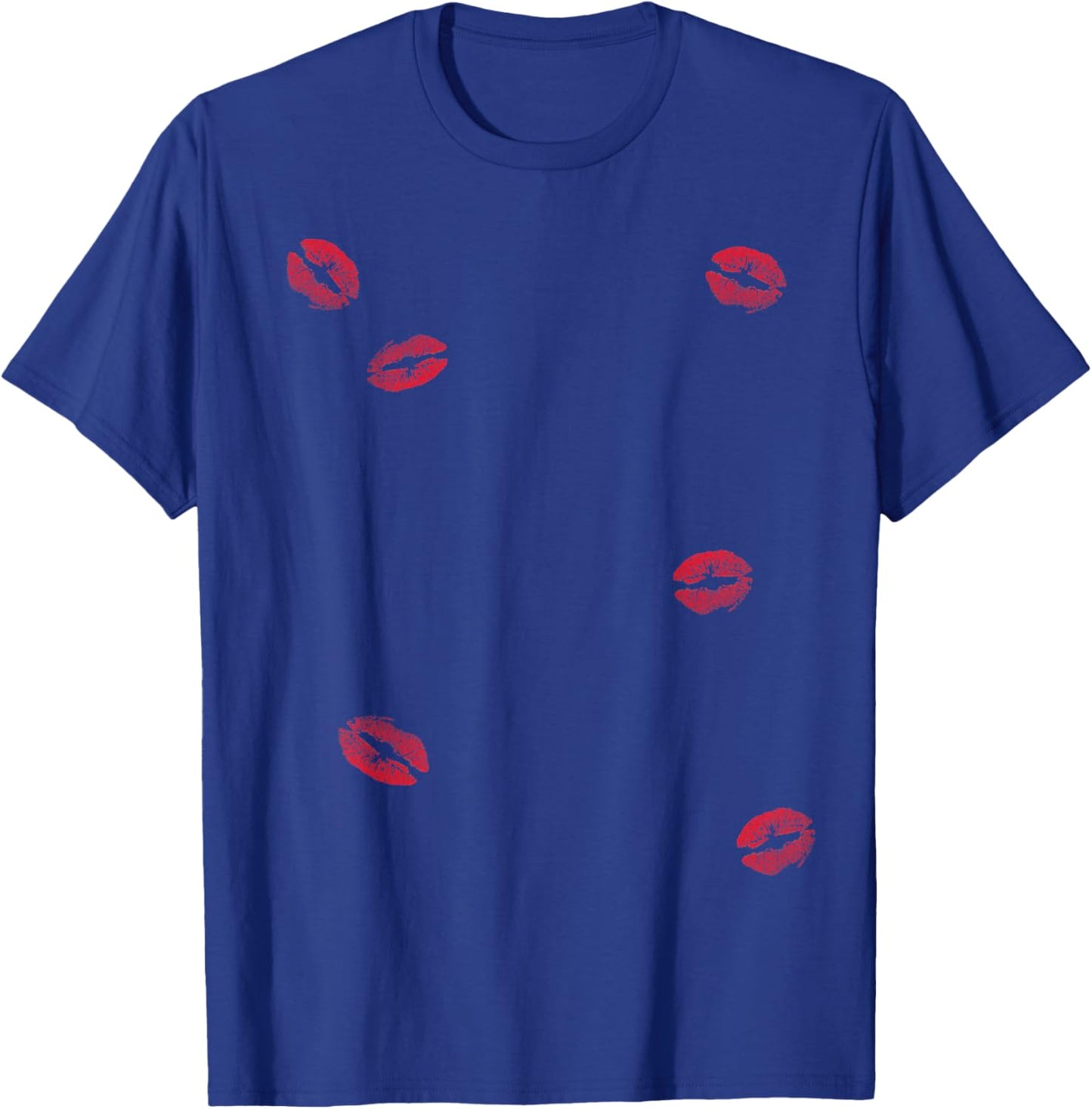 Kissed with Love: Playful and Flirty Lipstick Kisses T-Shirt - T-Shirt | Royal