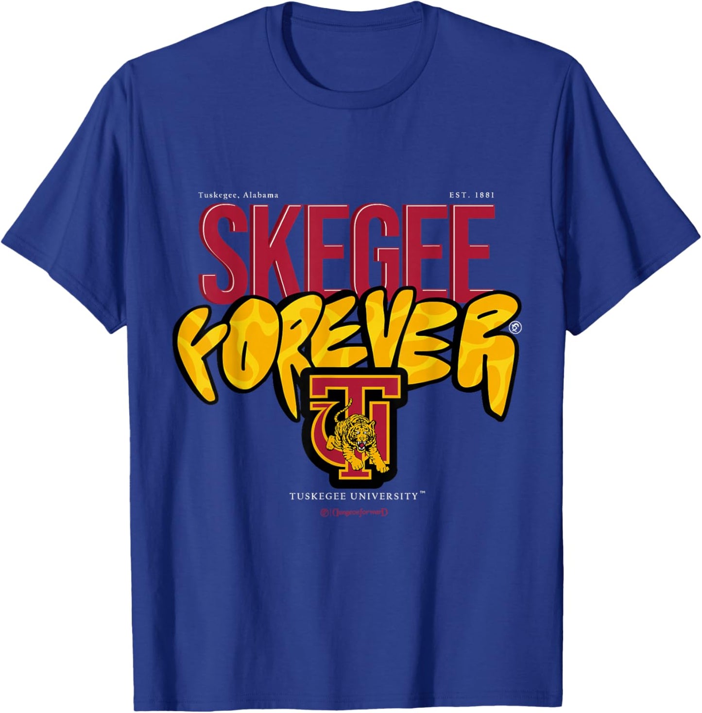 The Yard Essentials - Tuskegee University - Skegee Forever T-Shirt - T-Shirt | Royal