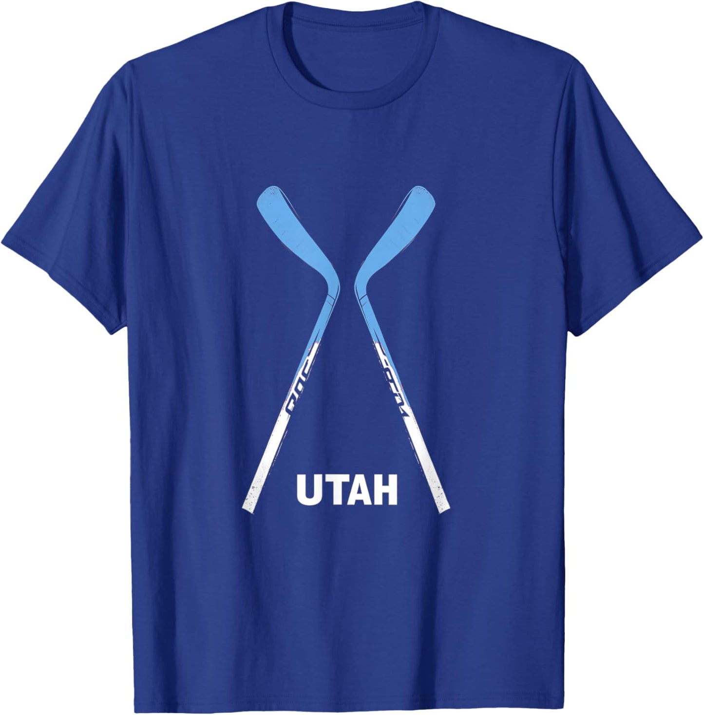 Utah Hockey Sticks T-Shirt - T-Shirt | Royal