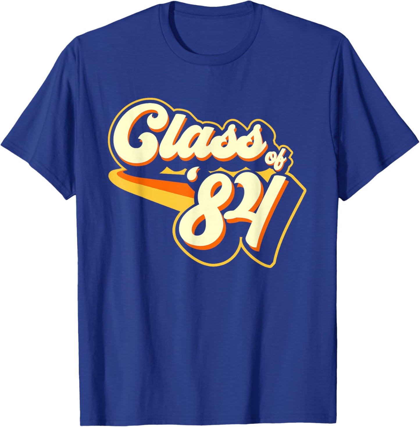 Class of 84-1984 Reunion T-Shirt - T-Shirt | Royal