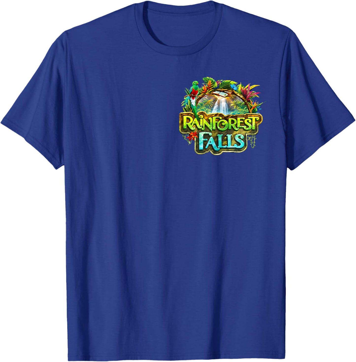 Rainforest Falls VBS 2026 Exploring The Nature of God 2 Side T-Shirt - T-Shirt | Royal