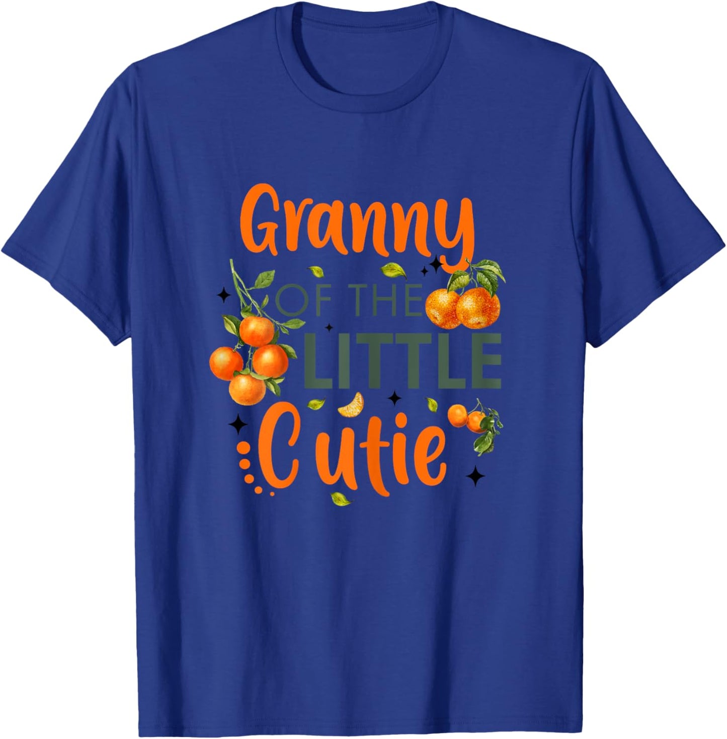 Granny Of The Little Cutie Orange 1st Birthday Party T-Shirt - T-Shirt | Royal