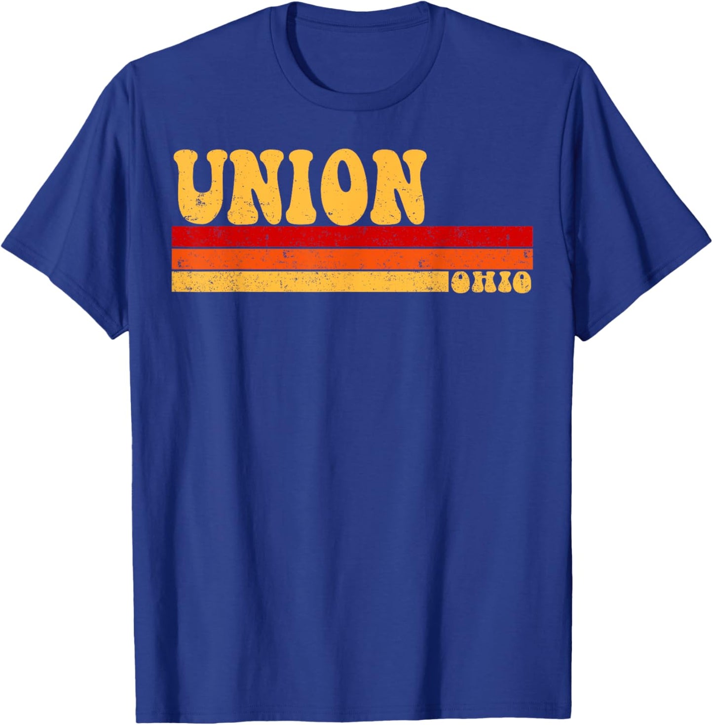UNION Ohio City Vintage Roots Retro Design 70s 80s T-Shirt - T-Shirt | Royal
