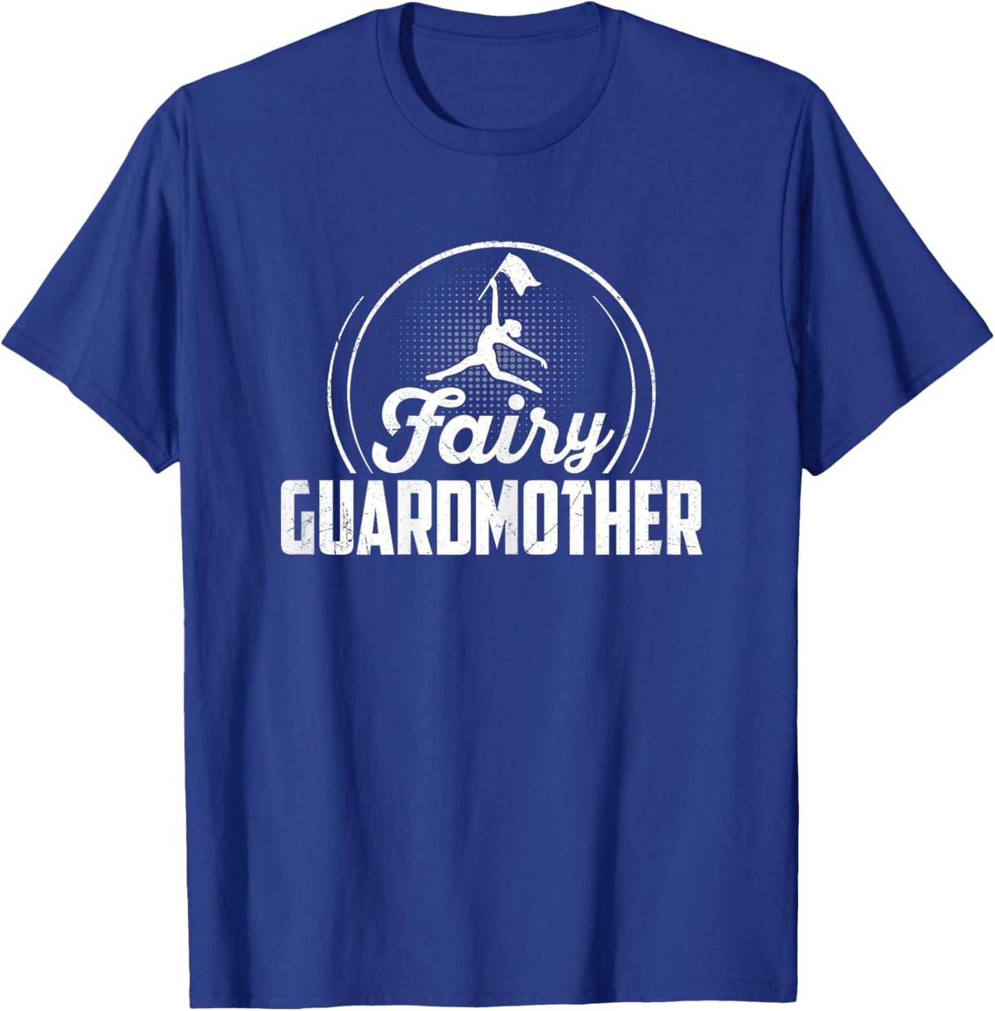 Fairy Guardmother - Mother's Day Funny Color Guard's Mom Pun T-Shirt - T-Shirt | Royal