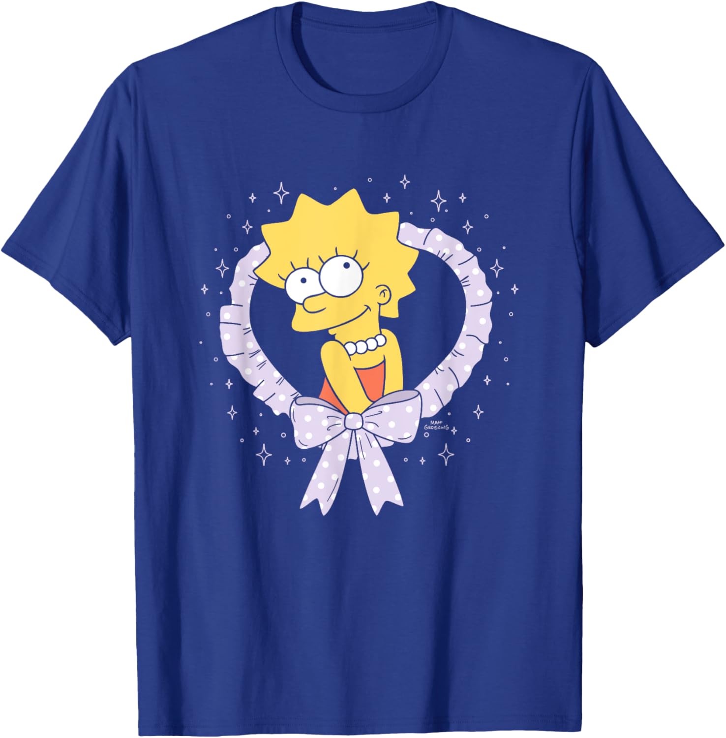 The Simpsons Valentine's Day Sweet Lisa Heart T-Shirt - T-Shirt | Royal