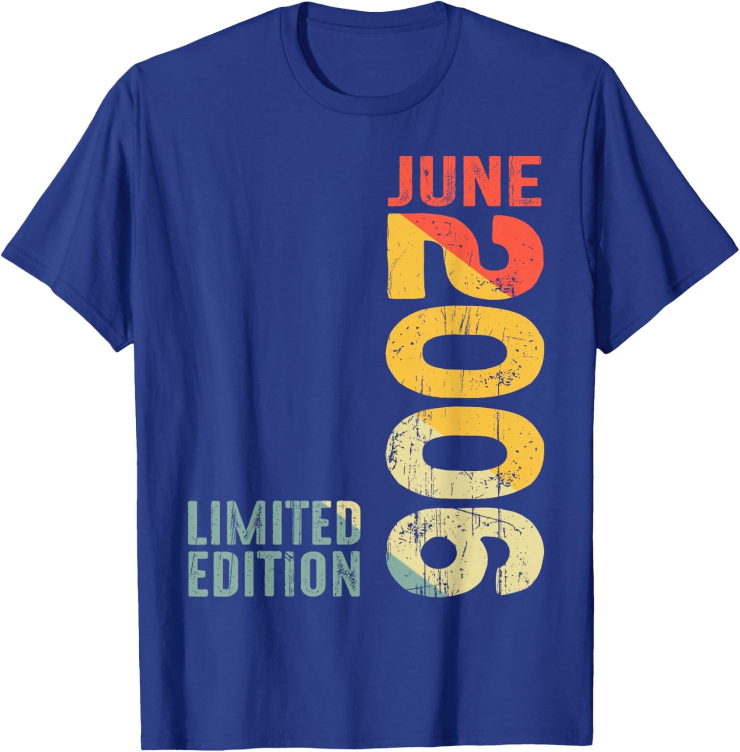 Mois Juin 2006 Année 2006 Rétro 2006 Vintage 2006 Depuis 2006 T-Shirt - T-Shirt | Royal