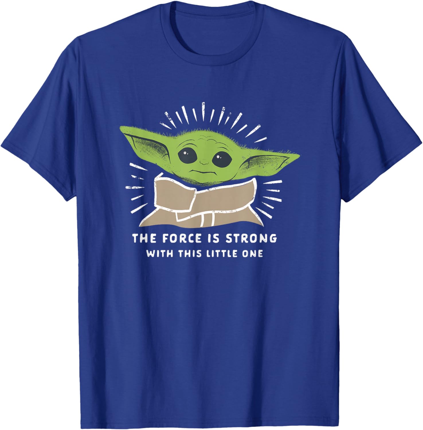 Star Wars The Mandalorian Grogu The Force Is Strong T-Shirt - T-Shirt | Royal
