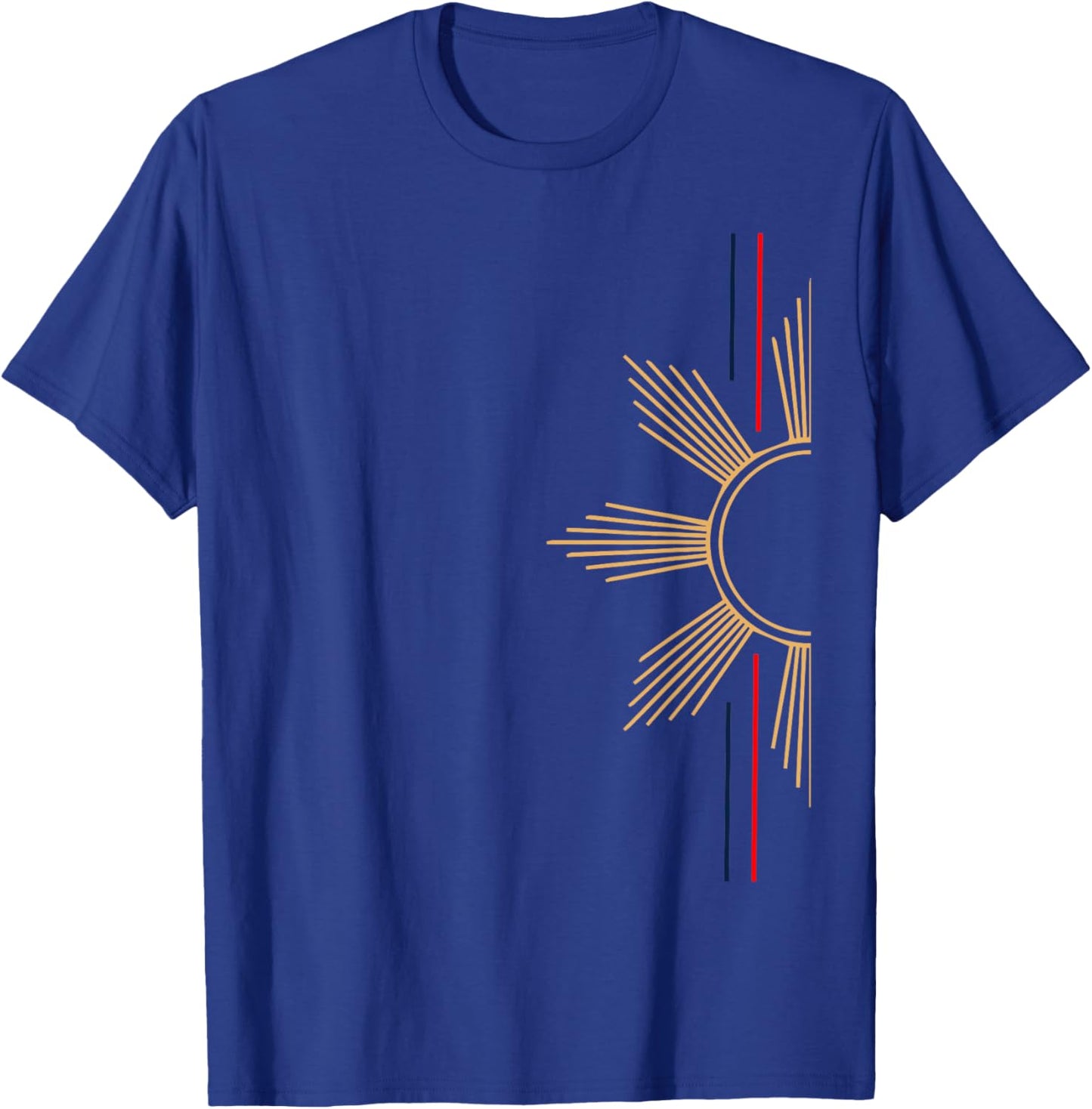 Philippine Sun Minimalist T-Shirt - T-Shirt | Royal