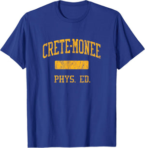 Crete-Monee High School HS Crete IL PHYS Ed T-Shirt - T-Shirt | Royal