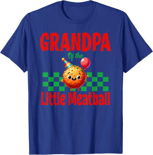 Little Meatball Italian 1st Birthday Boy T-Shirt - T-Shirt | Royal