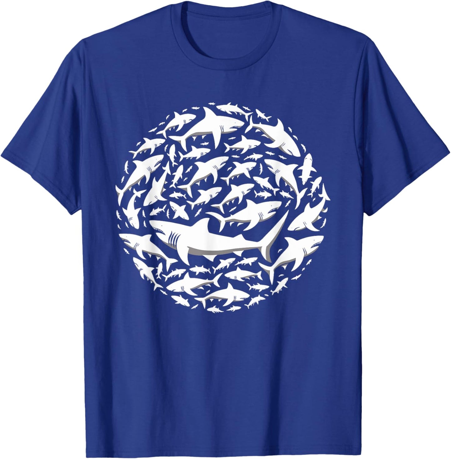 Shark Marine Biology Animal Sharks Lover T-Shirt - T-Shirt | Royal