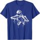Skeleton Ripping Rib Cage Vintage 90s Graphic Halloween T-Shirt - T-Shirt | Royal