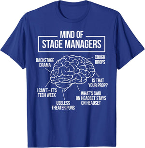 Funny Stage Manager T-Shirt - T-Shirt | Royal