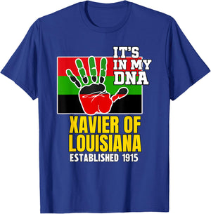 Xavier of Louisiana, XUL, Flag HBCU HBC T-Shirt - T-Shirt | Royal