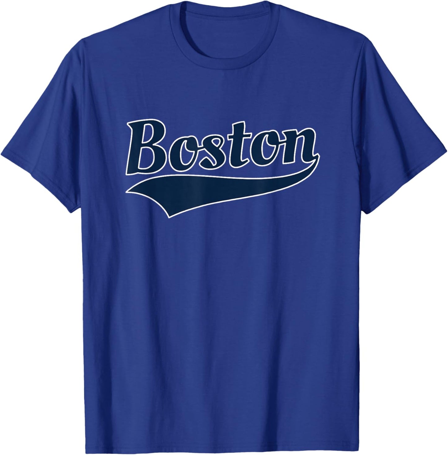 Boston - Throwback Design - Classic T-Shirt - T-Shirt | Royal