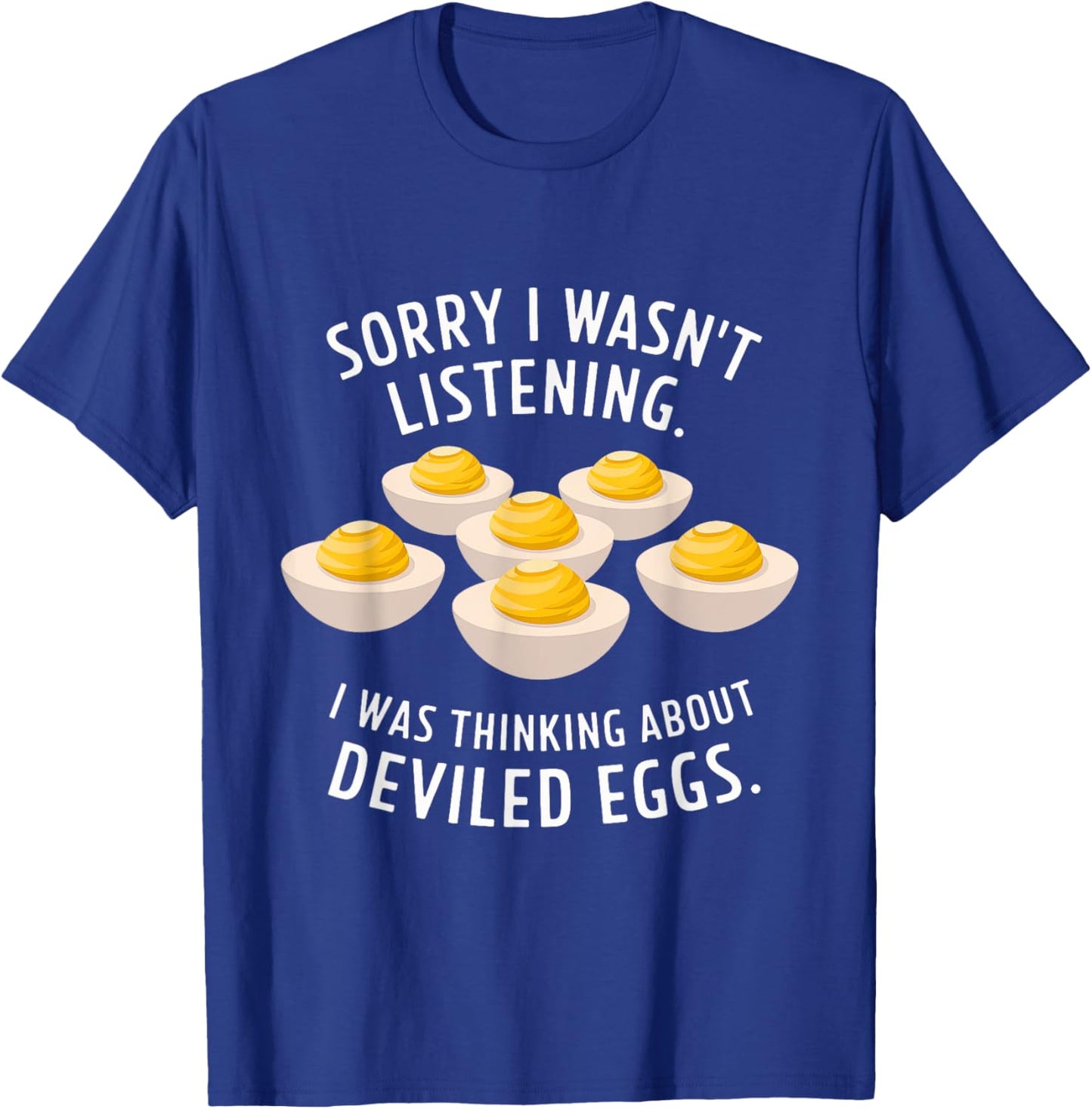 Deviled Egg Omelet Funny Food Lover Foodie Women Men T-Shirt - T-Shirt | Royal