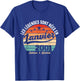 Legends Are Born in January 2001 25th Anniversary T-Shirt - T-Shirt | Royal