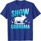 Pig Show Grandma Best Pig Show Grandmother T-Shirt - T-Shirt | Royal