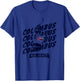 Columbus Blue Jackets Graffiti White Officially Licensed T-Shirt - T-Shirt | Royal
