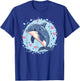 Joli dauphin entouré de cœurs T-Shirt - T-Shirt | Royal
