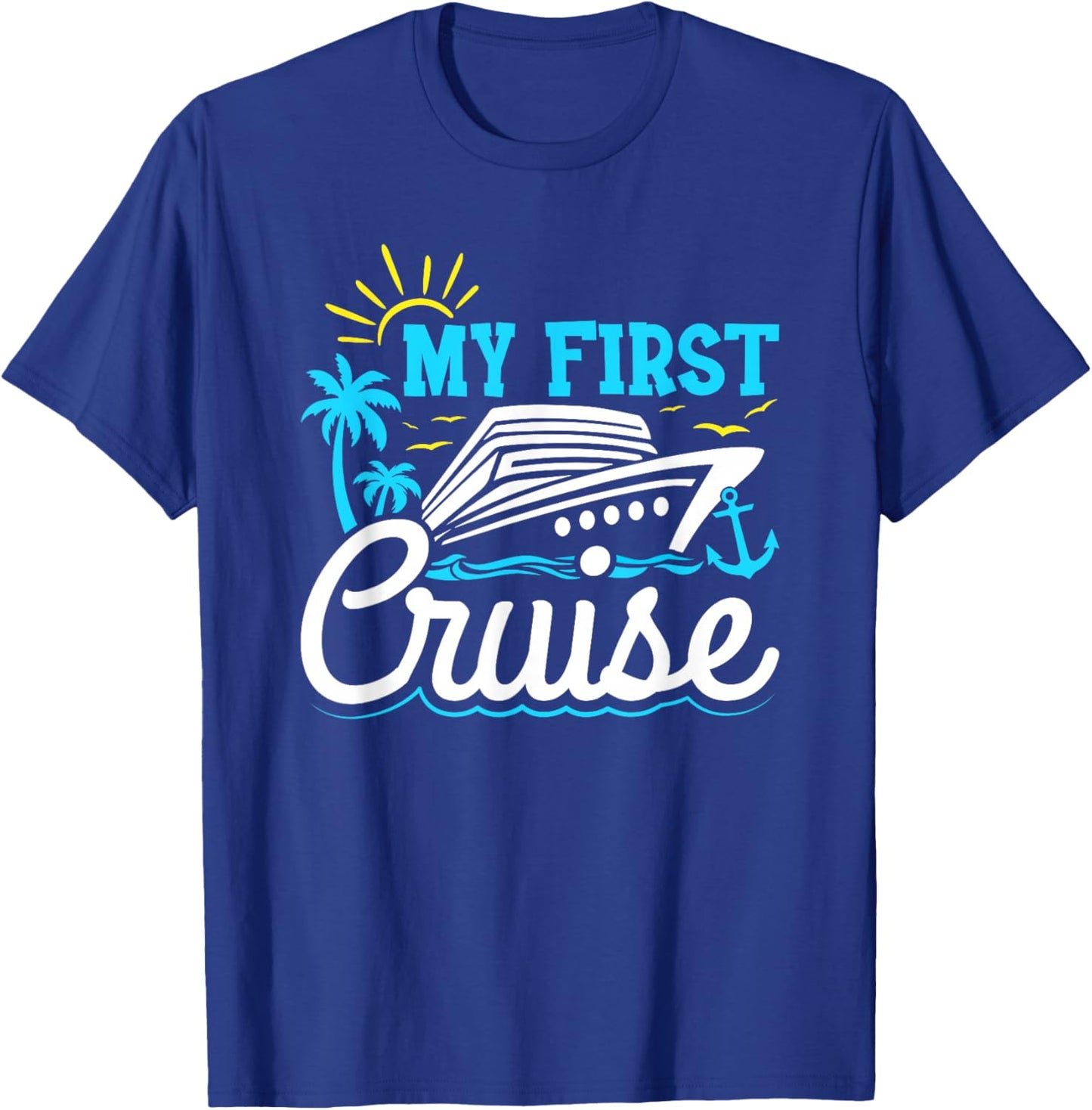 My First Cruise Family Cruise Kids Boys Cruising T-Shirt - T-Shirt | Royal