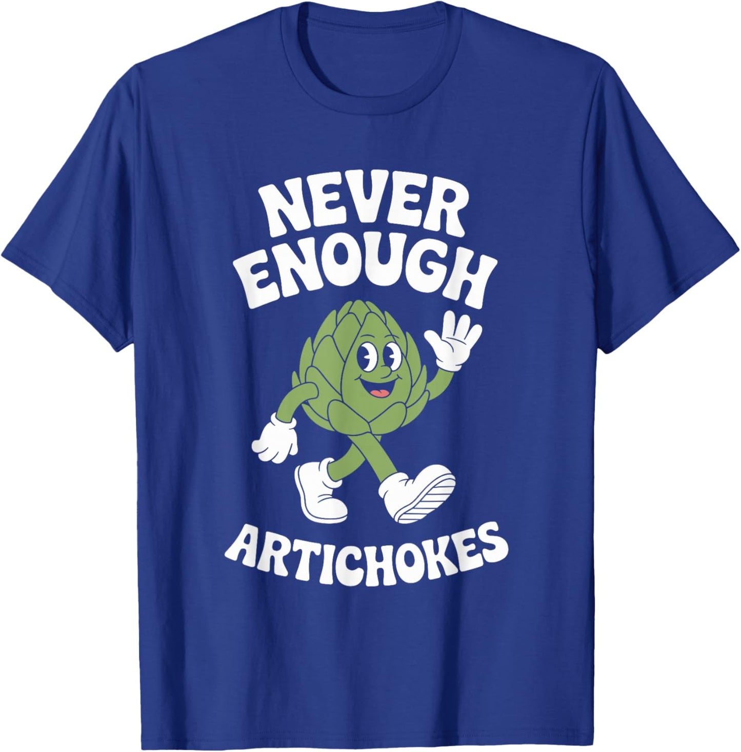 Funny Artichoke or Artichokes Retro T-Shirt - T-Shirt | Royal