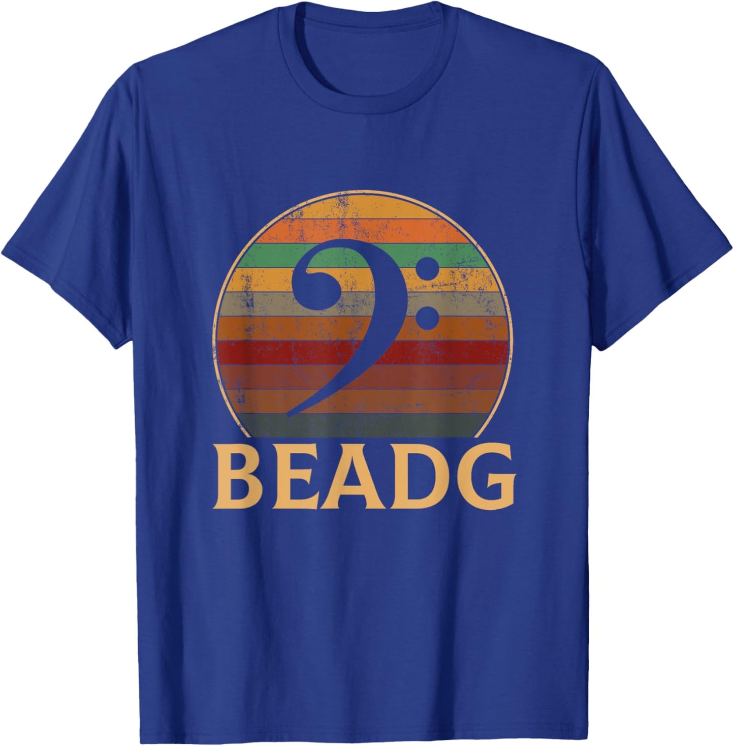 BEADG bassist Bass Clef T-Shirt - T-Shirt | Royal