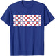 Retro Checkered Red and Pink Hearts Valentines Day T-Shirt - T-Shirt | Royal