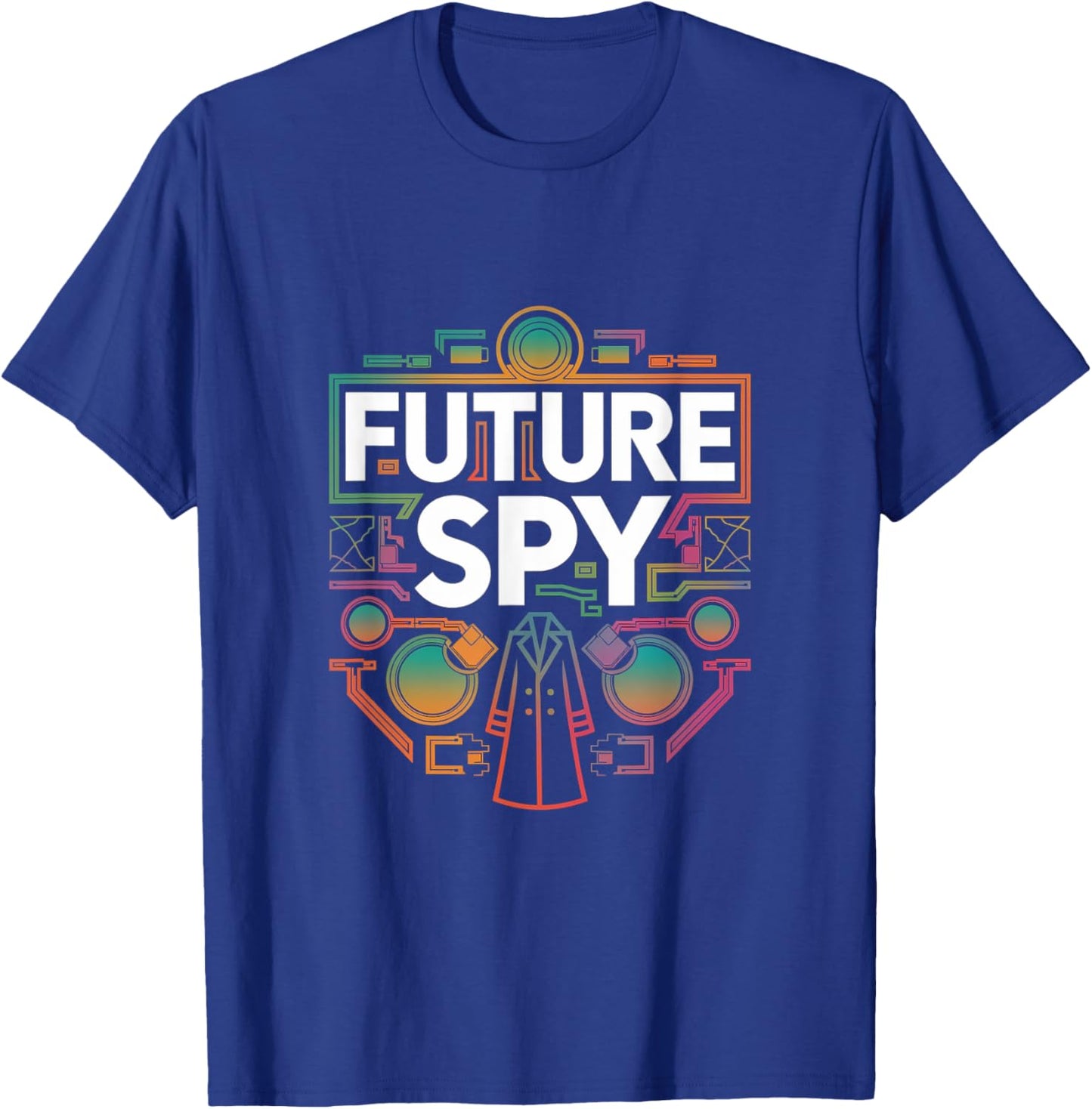 Future Spy Toddler Kids School Sarcastic Joke Gag Women Men T-Shirt - T-Shirt | Royal