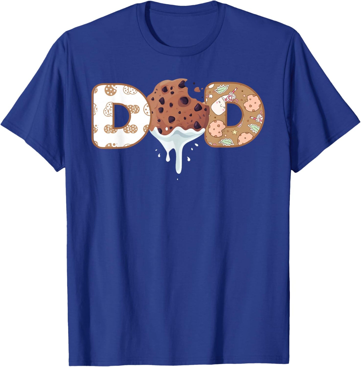 Cookies Dad 1st Birthday Milk Party Family Matching T-Shirt - T-Shirt | Royal