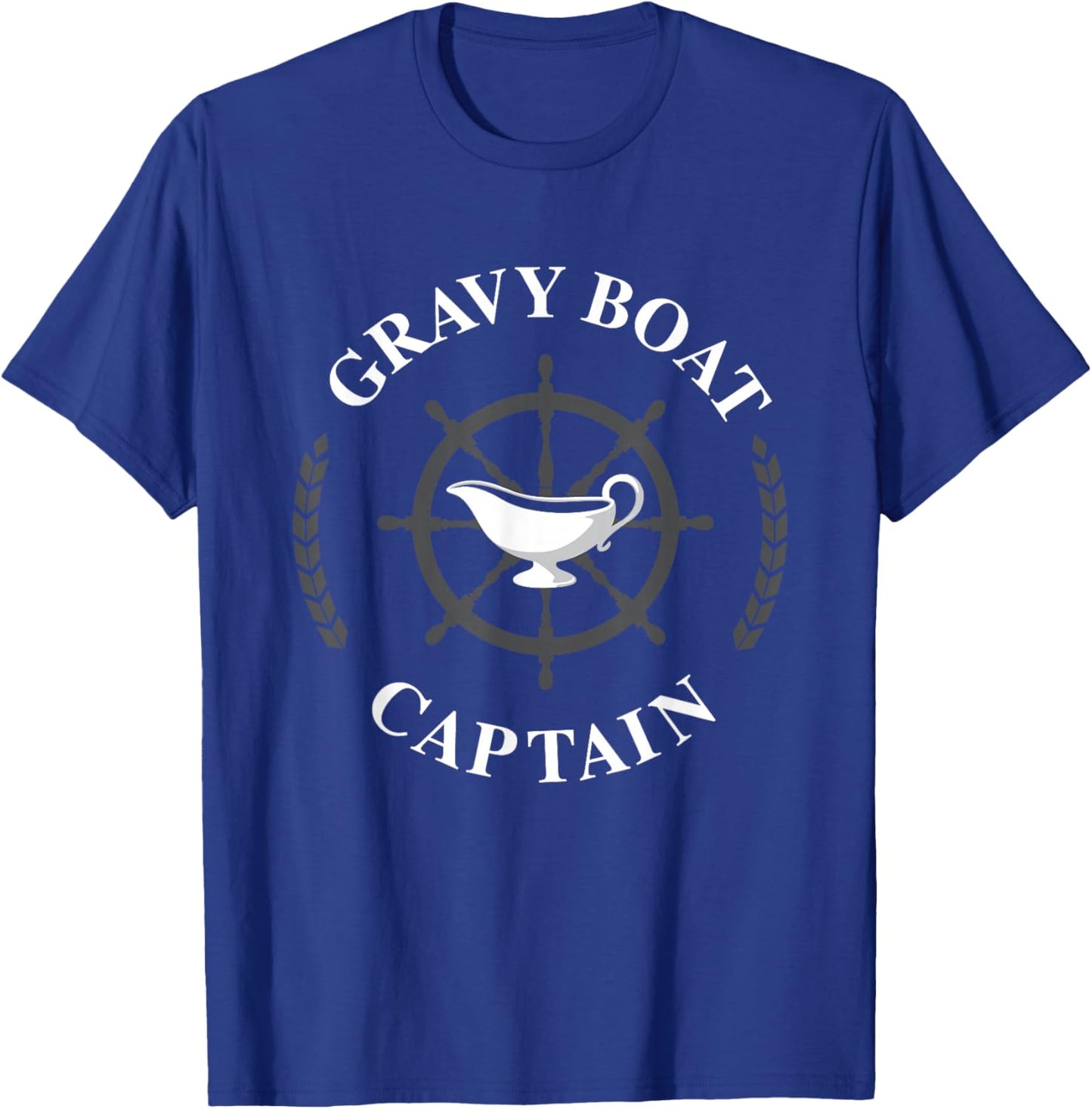 Gravy Boat Captain Funny Thanksgiving Gravy T-Shirt - T-Shirt | Royal