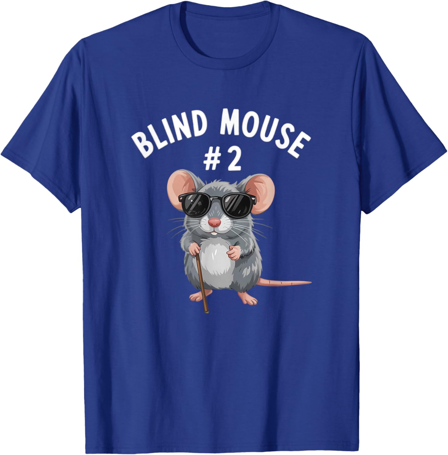 Blind Mouse 2 Three Blind Mice Halloween Costume T-Shirt - T-Shirt | Royal